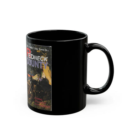 REDNECK COUNTY (VHS COVER) - Black Coffee Mug - Go Mug Yourself