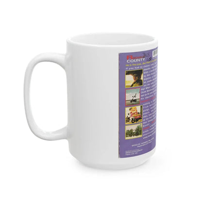 REDNECK COUNTY (VHS COVER) - White Coffee Mug - Go Mug Yourself