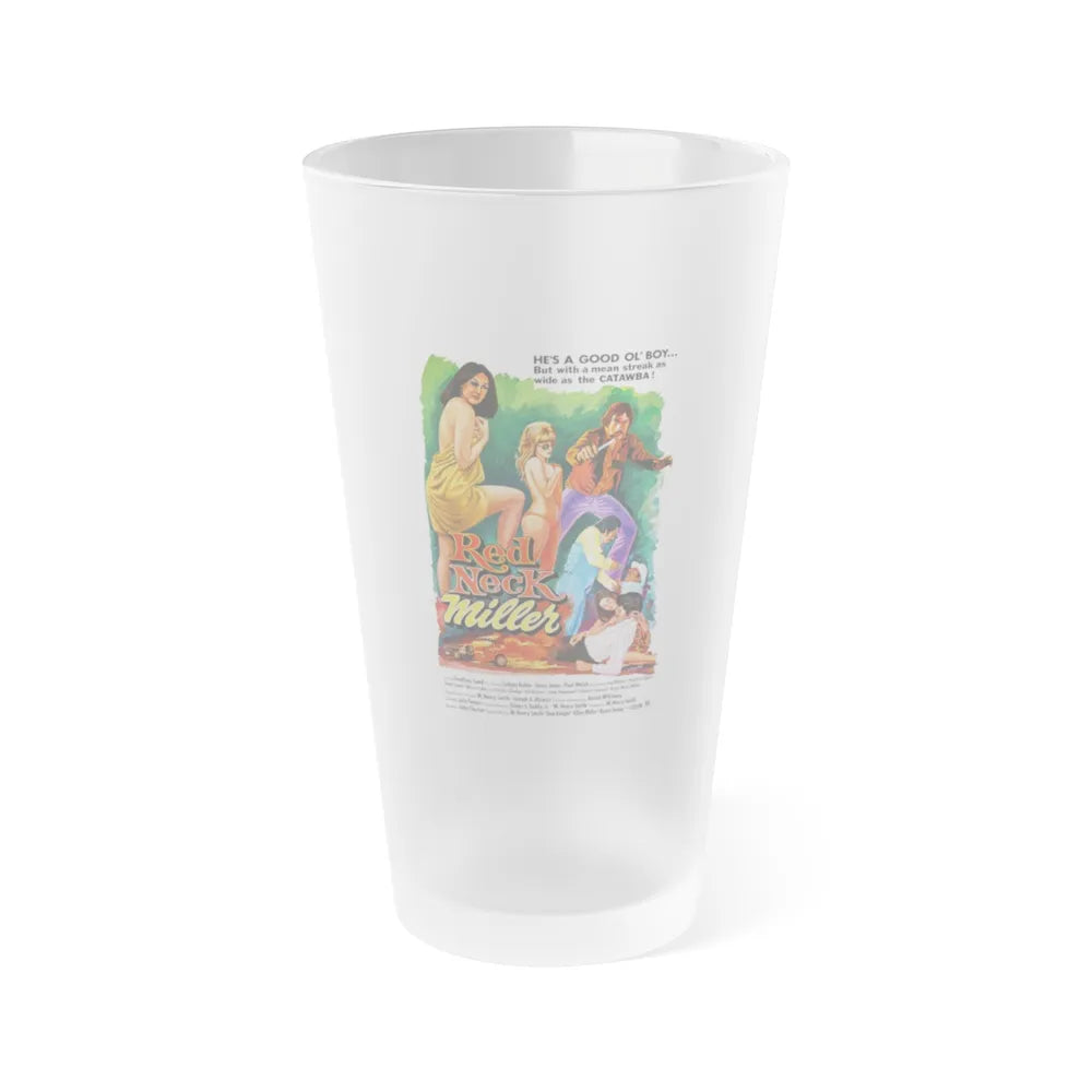 REDNECK MILLER 1976 Movie Poster - Frosted Pint Glass 16oz-Go Mug Yourself