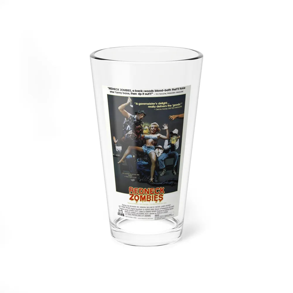 REDNECK ZOMBIES 1989 Movie Poster - Pint Glass 16oz-16oz-Go Mug Yourself