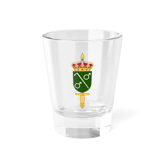 Redovisningsavdelning Bergslagen vapen (Sweden) (Coat of Arms) Shot Glass 1.5oz 1.5oz - Go Mug Yourself