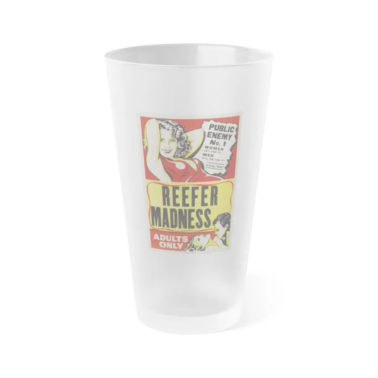 REEFER MADNESS 1936 Movie Poster - Frosted Pint Glass 16oz-Go Mug Yourself