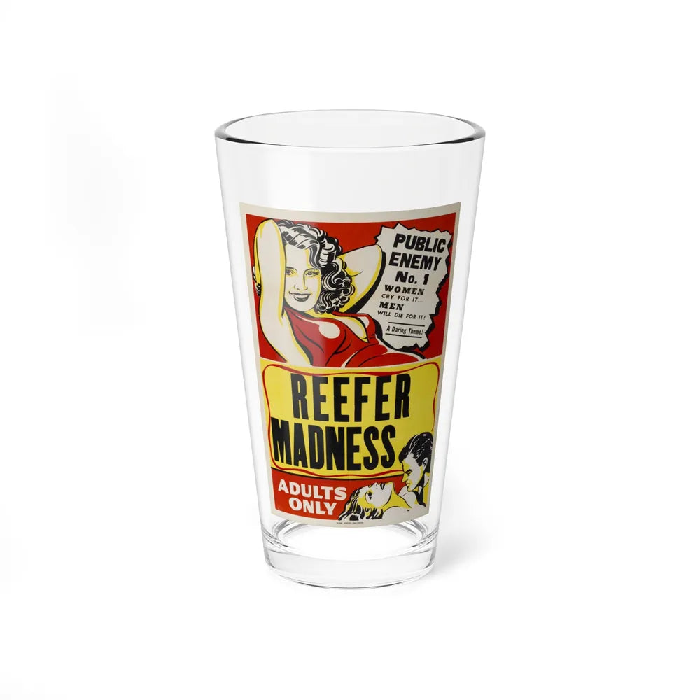 REEFER MADNESS 1936 Movie Poster - Pint Glass 16oz-16oz-Go Mug Yourself