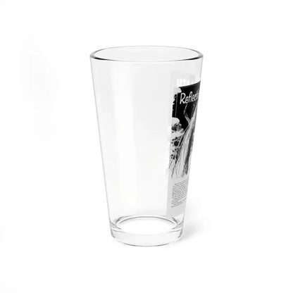 Reflection of Death, Terror Illustrated, April 1956 (Magazine Illustration) Pint Glass 16oz - Go Mug Yourself