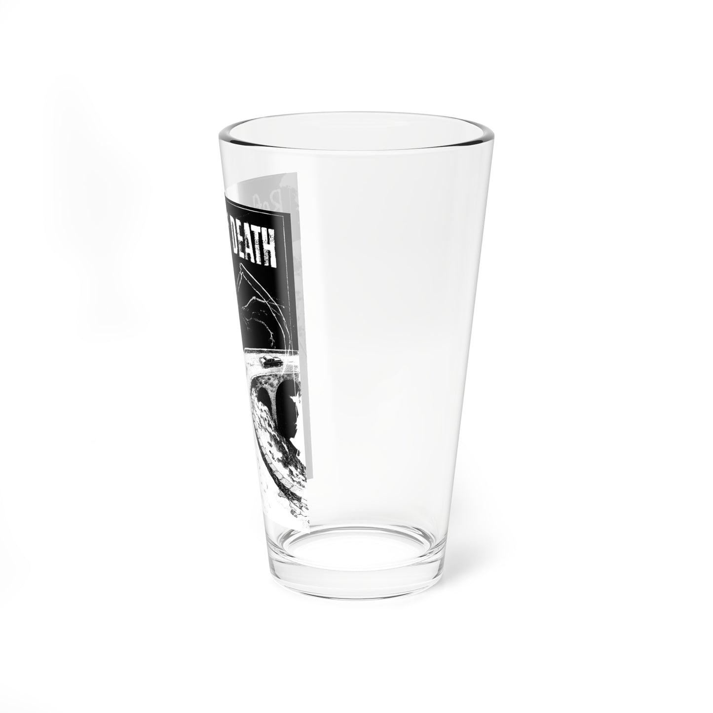 Reflection of Death, Terror Illustrated, April 1956 (Magazine Illustration) Pint Glass 16oz-Go Mug Yourself