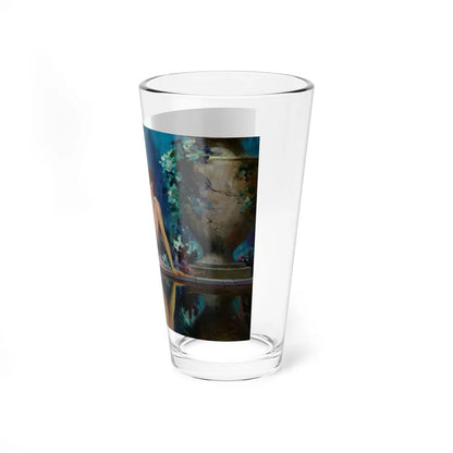 Reflections (Magazine Illustration) Pint Glass 16oz-Go Mug Yourself