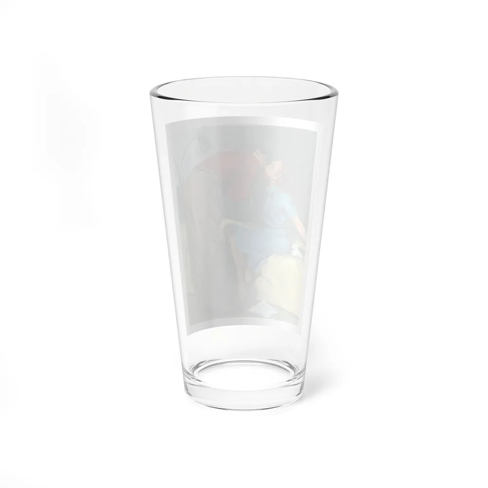 Reflex Curve by Charles Einstein, Collier's magazine, 1952 (Magazine Illustration) Pint Glass 16oz-Go Mug Yourself