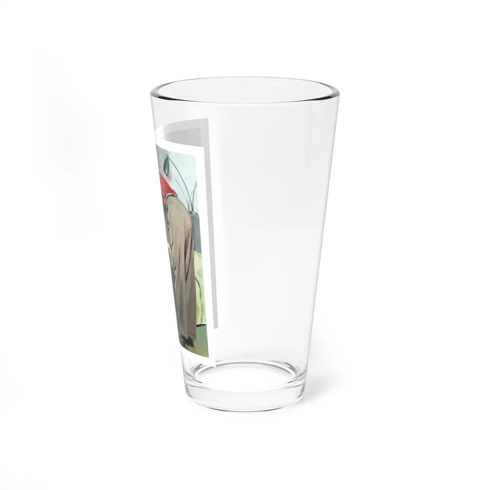 Reflex Curve by Charles Einstein, Collier's magazine, 1952 (Magazine Illustration) Pint Glass 16oz-Go Mug Yourself