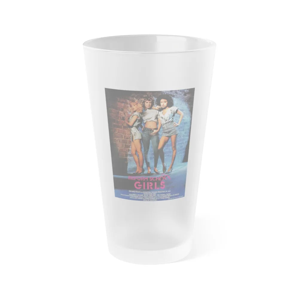 REFORM SCHOOLGIRLS (2) 1986 Movie Poster - Frosted Pint Glass 16oz-Go Mug Yourself