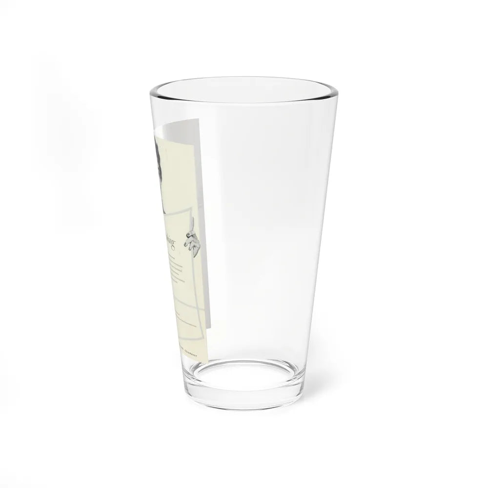 Refreshing News!, Coca-Cola advertisement (Magazine Illustration) Pint Glass 16oz-Go Mug Yourself