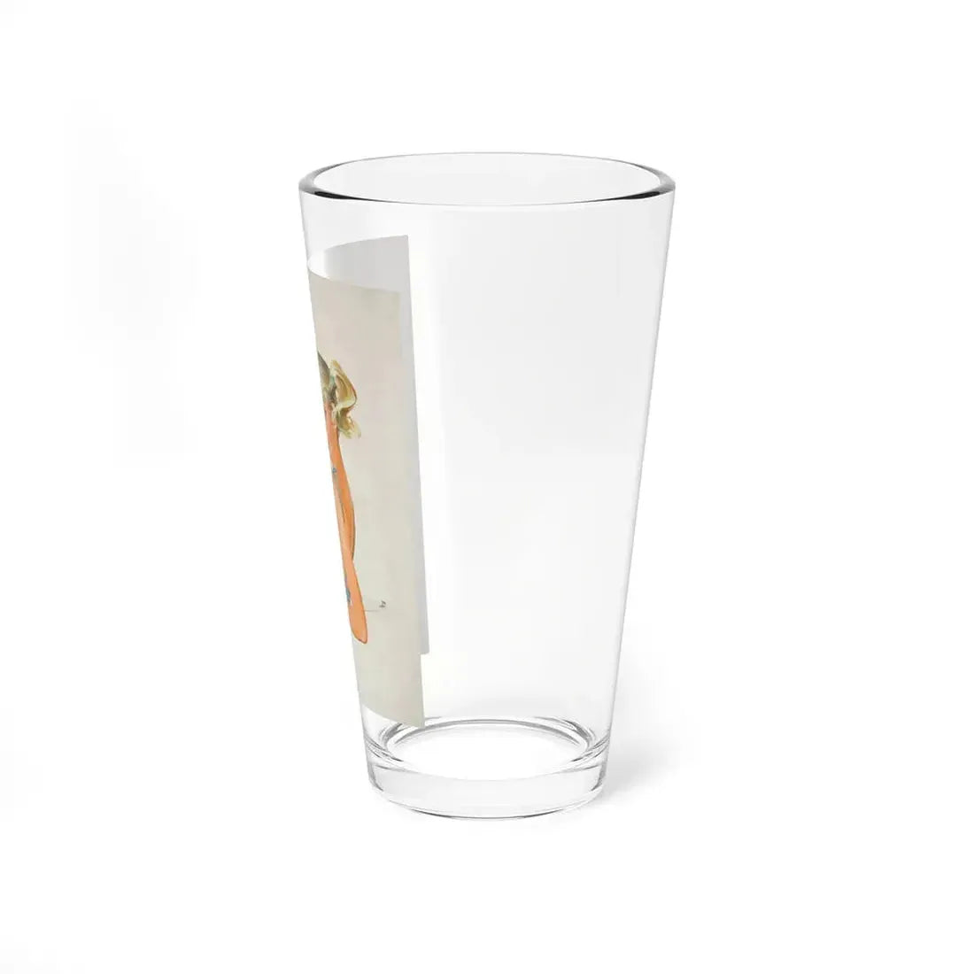 Refreshment on the Beach, Coca-Cola advertisement (Magazine Illustration) Pint Glass 16oz - Go Mug Yourself