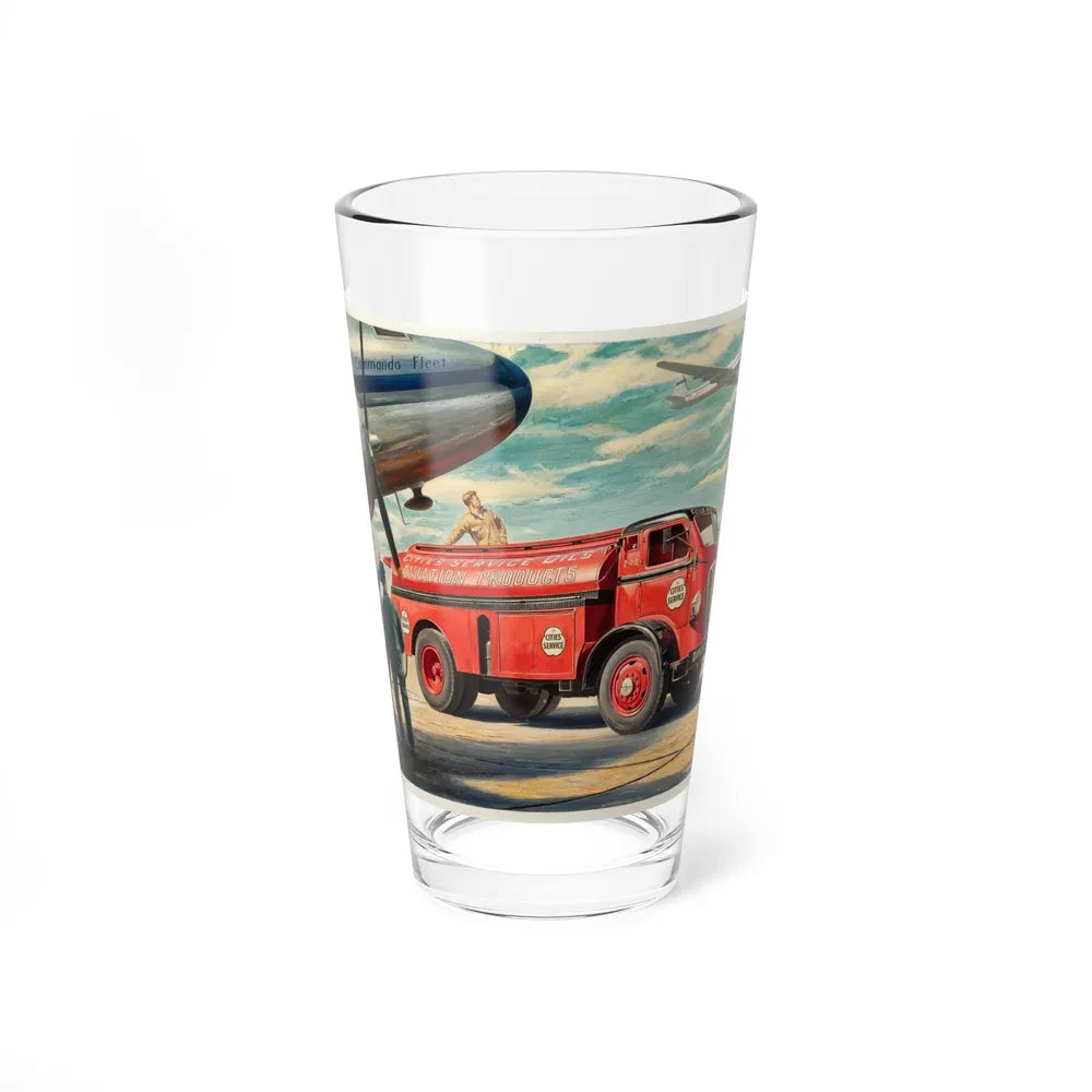 Refueling the Fleet (Magazine Illustration) Pint Glass 16oz-16oz-Go Mug Yourself