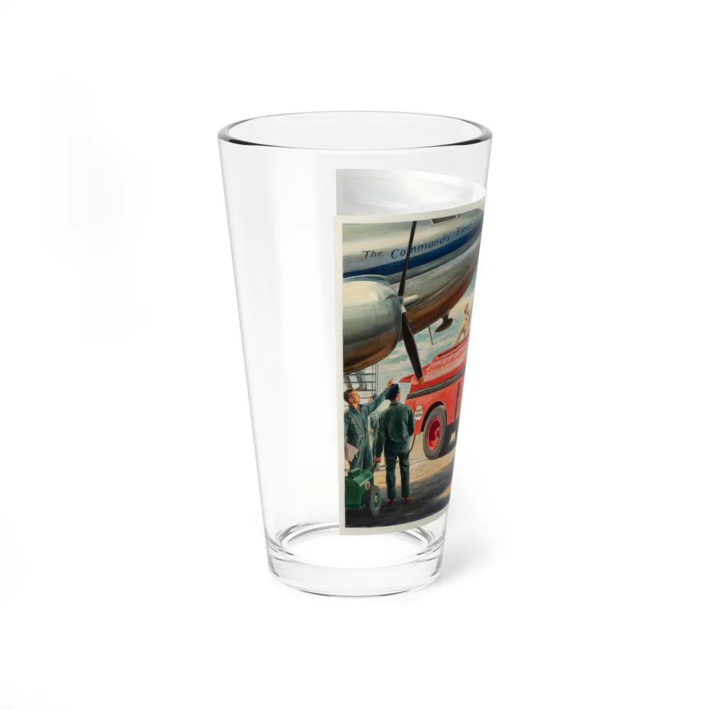 Refueling the Fleet (Magazine Illustration) Pint Glass 16oz-Go Mug Yourself