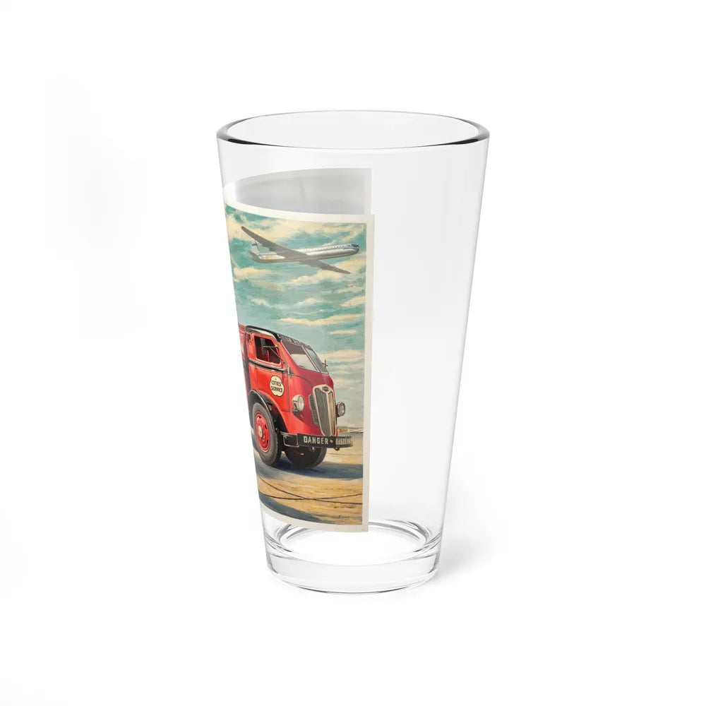 Refueling the Fleet (Magazine Illustration) Pint Glass 16oz-Go Mug Yourself