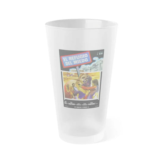 REFUGE OF FEAR 1974 Movie Poster - Frosted Pint Glass 16oz Default Title - Go Mug Yourself