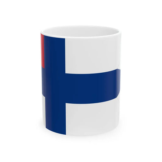 Regental standard of Finland (Finland) White Coffee Mug 11oz - Go Mug Yourself