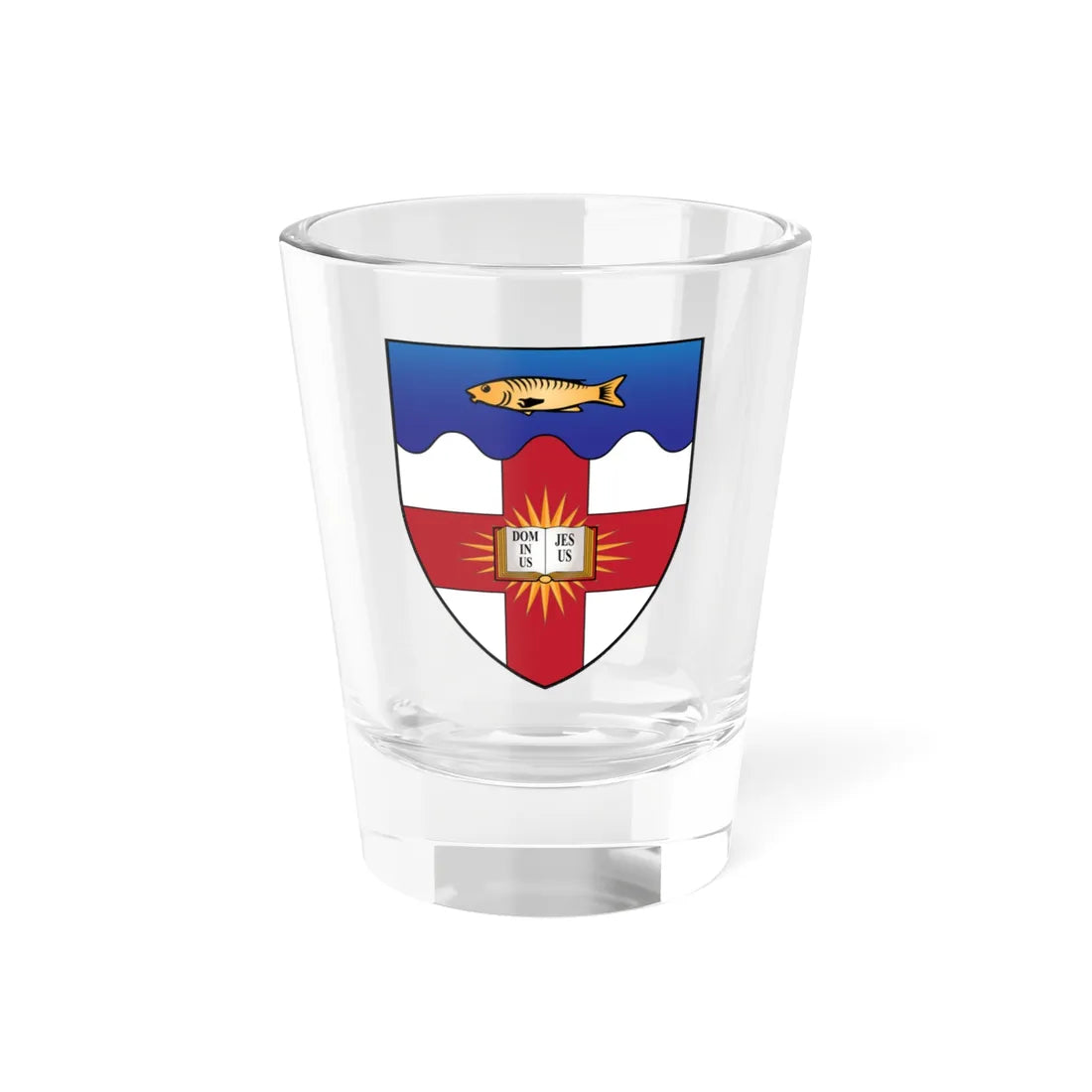 Regents Park College Oxford Coat Of Arms (England) (Coat of Arms) Shot Glass 1.5oz 1.5oz - Go Mug Yourself