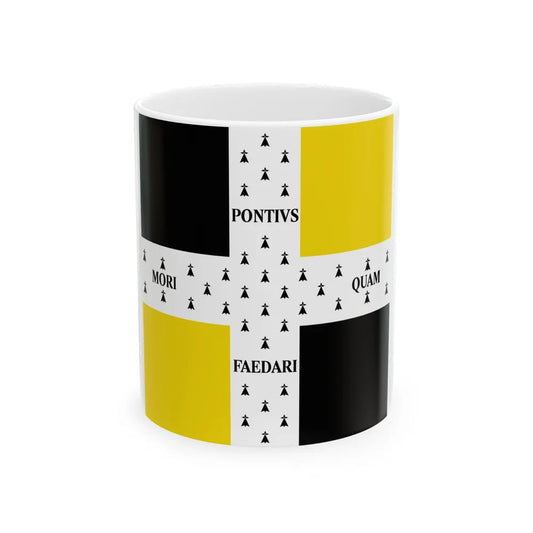 Regiment-bretagne-1740-1791 (Belgium) White Coffee Mug 11oz - Go Mug Yourself