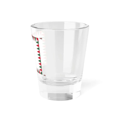 Regimental Colour of the 1st Infantry Division of the Hungarian Defence Forces 1945-1946 (Hungary) Shot Glass 1.5oz - Go Mug Yourself