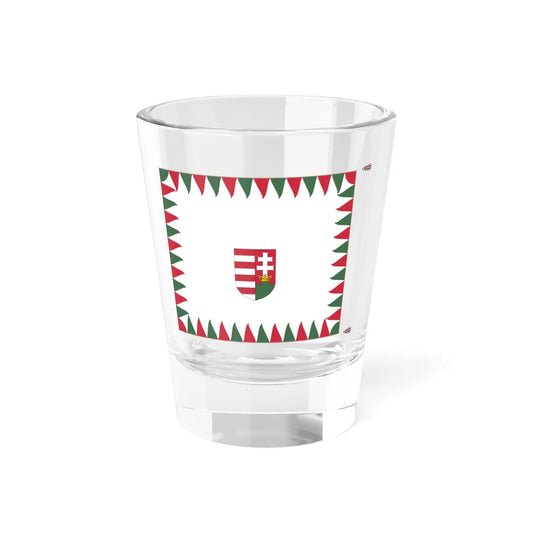 Regimental Colour of the 1st Infantry Division of the Hungarian Defence Forces 1946-1949 (Hungary) Shot Glass 1.5oz 1.5oz - Go Mug Yourself