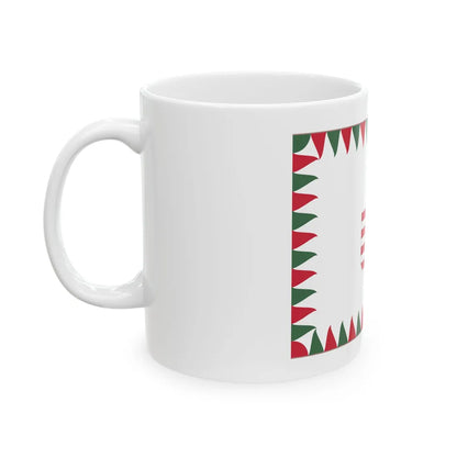 Regimental Colour of the 1st Infantry Division of the Hungarian Defence Forces 1946-1949 (Hungary) White Coffee Mug - Go Mug Yourself