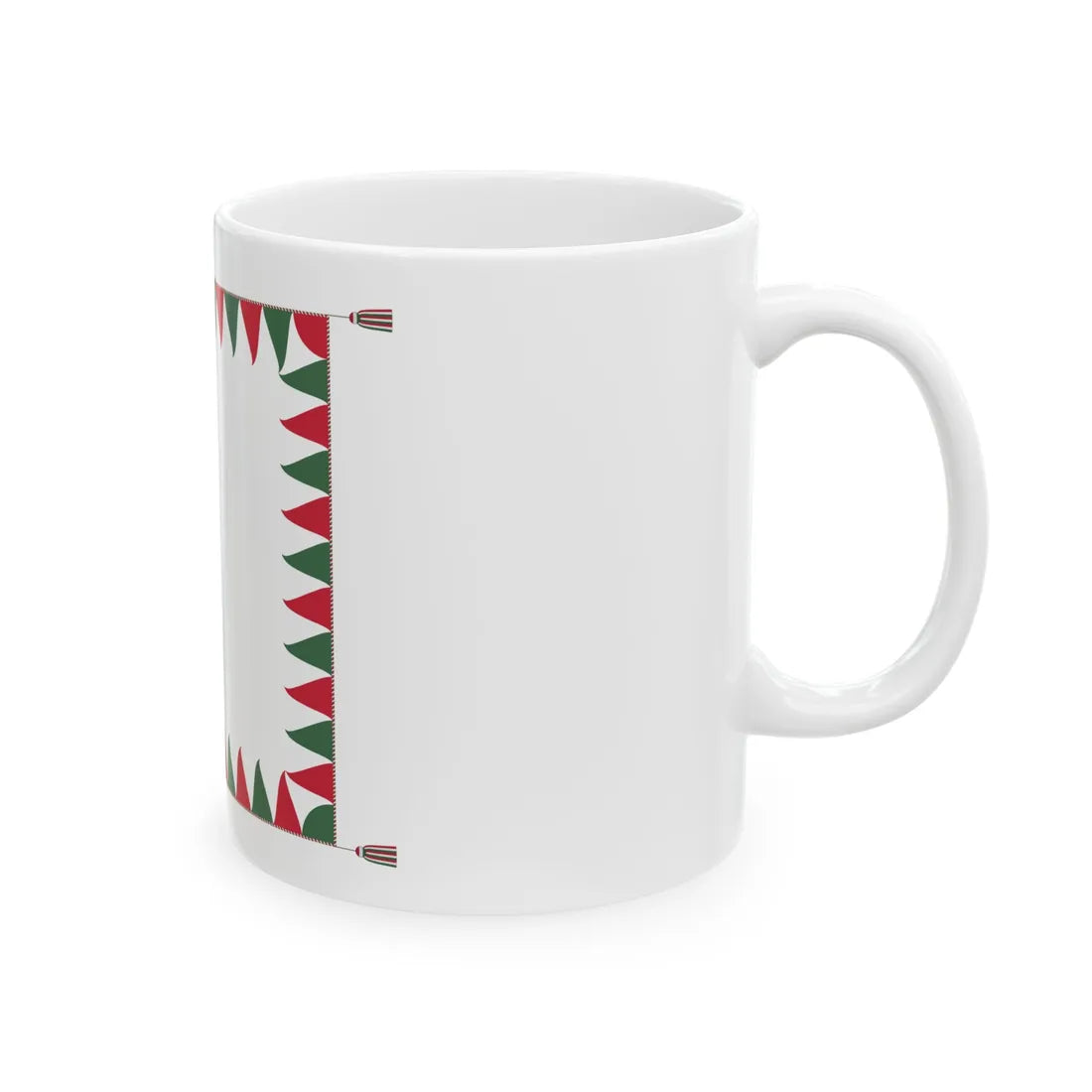 Regimental Colour of the 1st Infantry Division of the Hungarian Defence Forces 1946-1949 (Hungary) White Coffee Mug - Go Mug Yourself