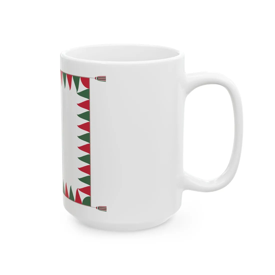 Regimental Colour of the 1st Infantry Division of the Hungarian Defence Forces 1946-1949 (Hungary) White Coffee Mug - Go Mug Yourself