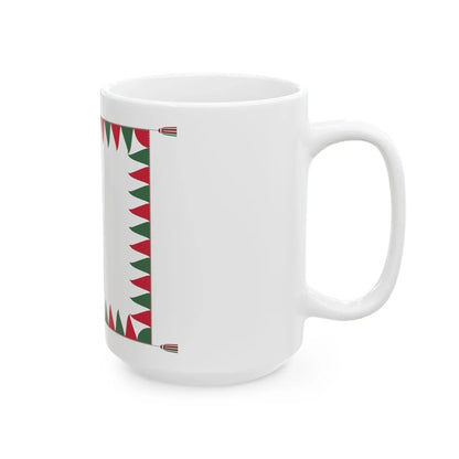 Regimental Colour of the 1st Infantry Division of the Hungarian Defence Forces 1946-1949 (Hungary) White Coffee Mug - Go Mug Yourself