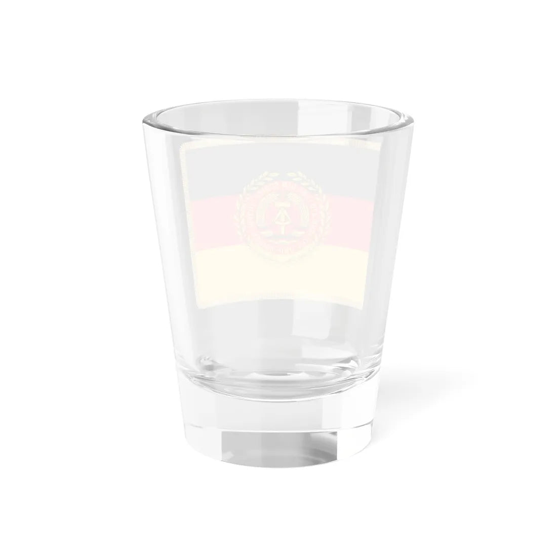 Regimental colours of NVA East Germany (Germany) Shot Glass 1.5oz - Go Mug Yourself