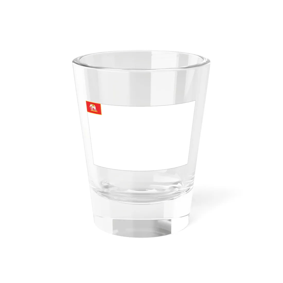 Regimental Colours of the Royal Siamese Armed Forces according to the Flag Regulation of 1892 (Cambodia) Shot Glass 1.5oz 1.5oz - Go Mug Yourself