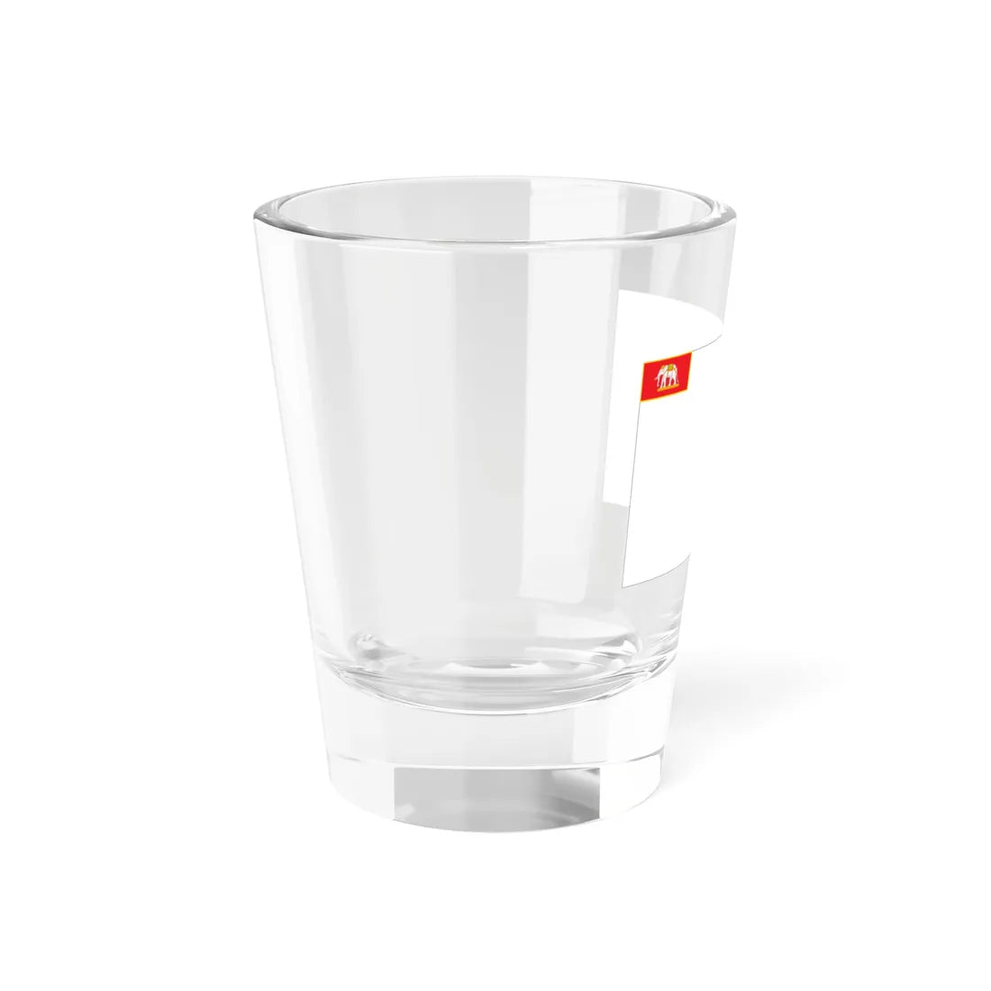 Regimental Colours of the Royal Siamese Armed Forces according to the Flag Regulation of 1892 (Cambodia) Shot Glass 1.5oz - Go Mug Yourself