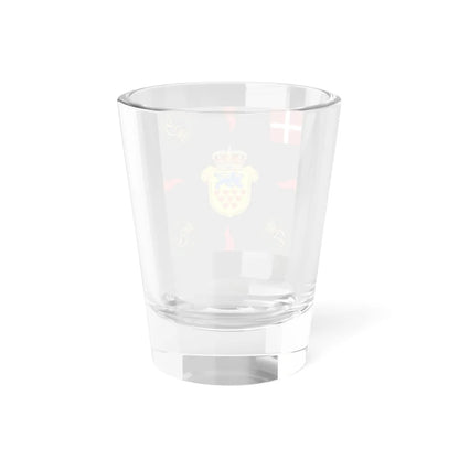 Regimental flag of 1st Jutland Infantry Regiment (Denmark) Shot Glass 1.5oz - Go Mug Yourself