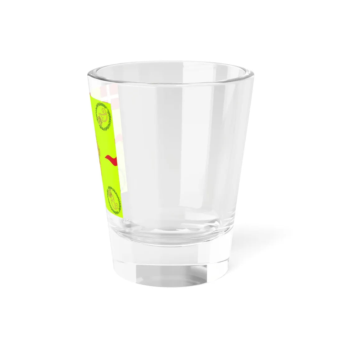 Regimental flag of Aarhus Infantry Regiment (Denmark) Shot Glass 1.5oz - Go Mug Yourself