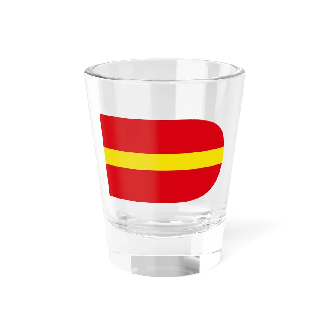 Regimental flag of Algiers (Algeria) Shot Glass 1.5oz 1.5oz - Go Mug Yourself