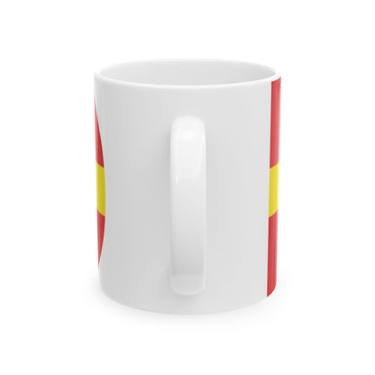 Regimental flag of Algiers (Algeria) White Coffee Mug-Go Mug Yourself