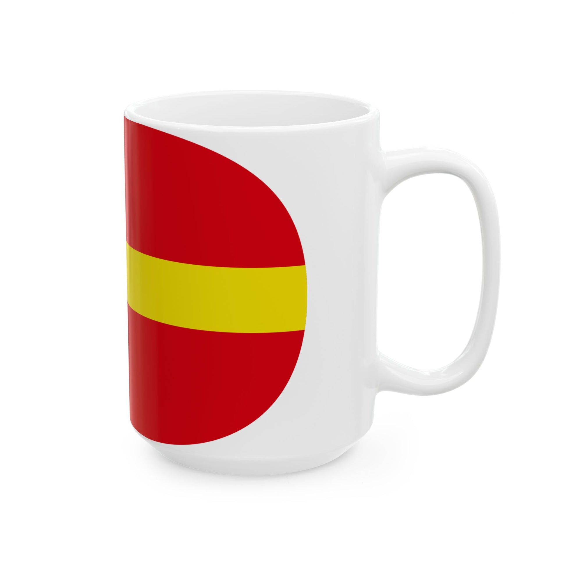 Regimental flag of Algiers (Algeria) White Coffee Mug-Go Mug Yourself
