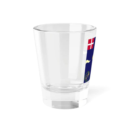 Regimental flag of Copenhagen Infantry Regiment (Denmark) Shot Glass 1.5oz - Go Mug Yourself