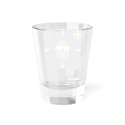 Regimental flag of Copenhagen Infantry Regiment (Denmark) Shot Glass 1.5oz - Go Mug Yourself