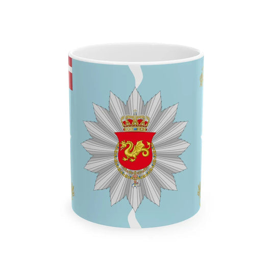 Regimental flag of Funen Infantry Regiment 1778-1785 (Denmark) White Coffee Mug 11oz - Go Mug Yourself