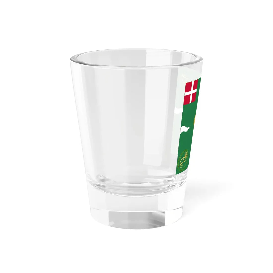 Regimental flag of Holstein Infantry Regiment (Denmark) Shot Glass 1.5oz - Go Mug Yourself