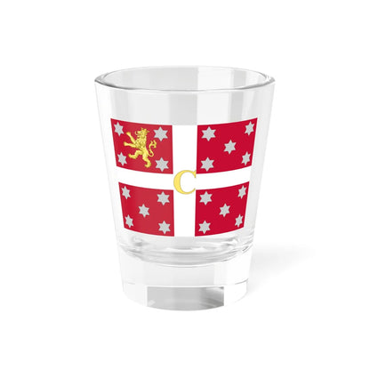 Regimental flag of NYPL b14896507-465787 (Denmark) Shot Glass 1.5oz 1.5oz - Go Mug Yourself