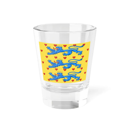 Regimental flag of NYPL b14896507-465795 (Denmark) Shot Glass 1.5oz 1.5oz - Go Mug Yourself