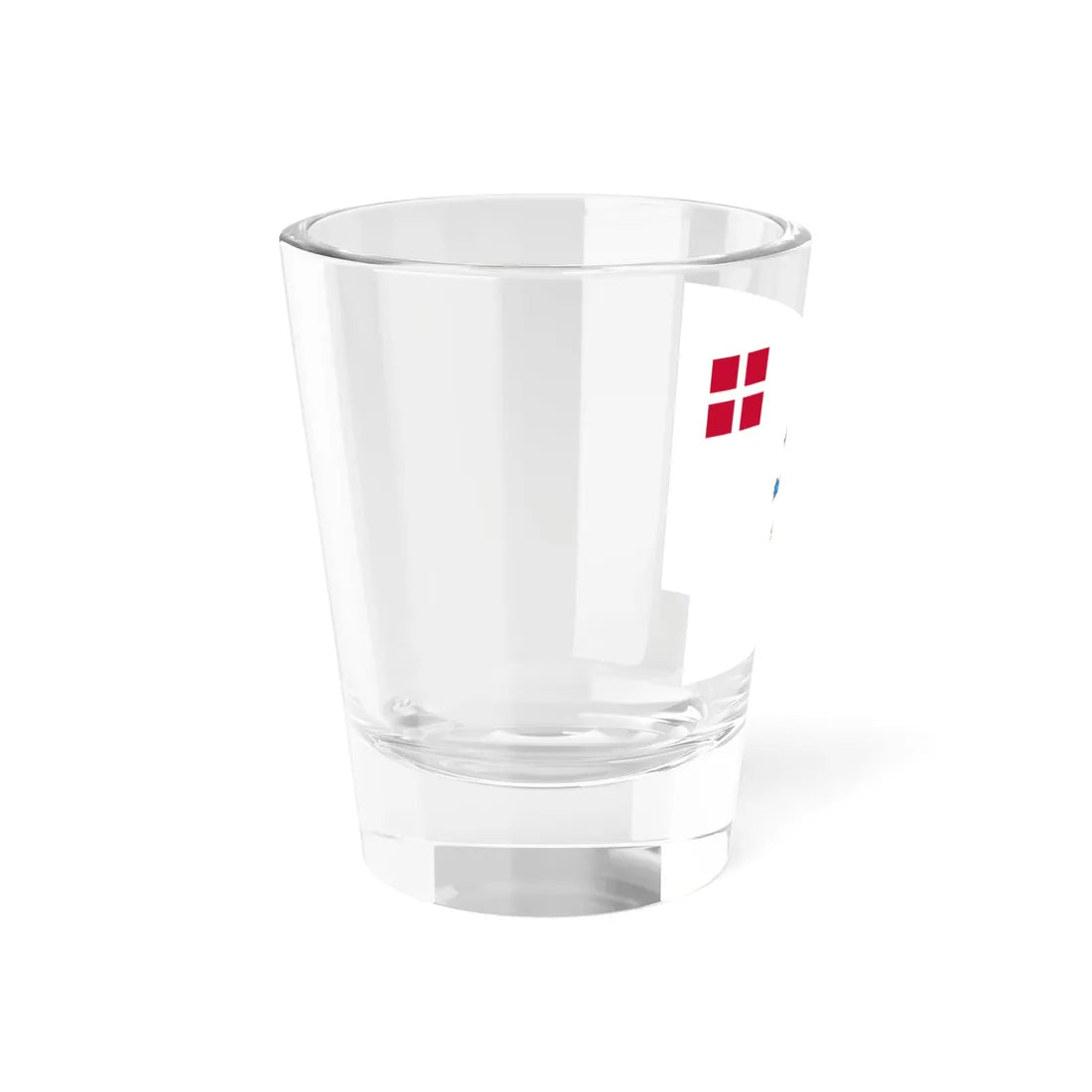Regimental flag of Prince Fredericks Infantry Regiment (Denmark) Shot Glass 1.5oz - Go Mug Yourself