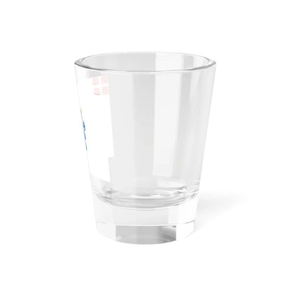Regimental flag of Prince Fredericks Infantry Regiment (Denmark) Shot Glass 1.5oz - Go Mug Yourself