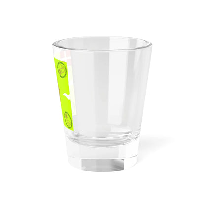 Regimental flag of Ribe Infantry Regiment (Denmark) Shot Glass 1.5oz - Go Mug Yourself