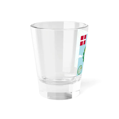 Regimental flag of Schleswig Infantry Regiment (Denmark) Shot Glass 1.5oz - Go Mug Yourself