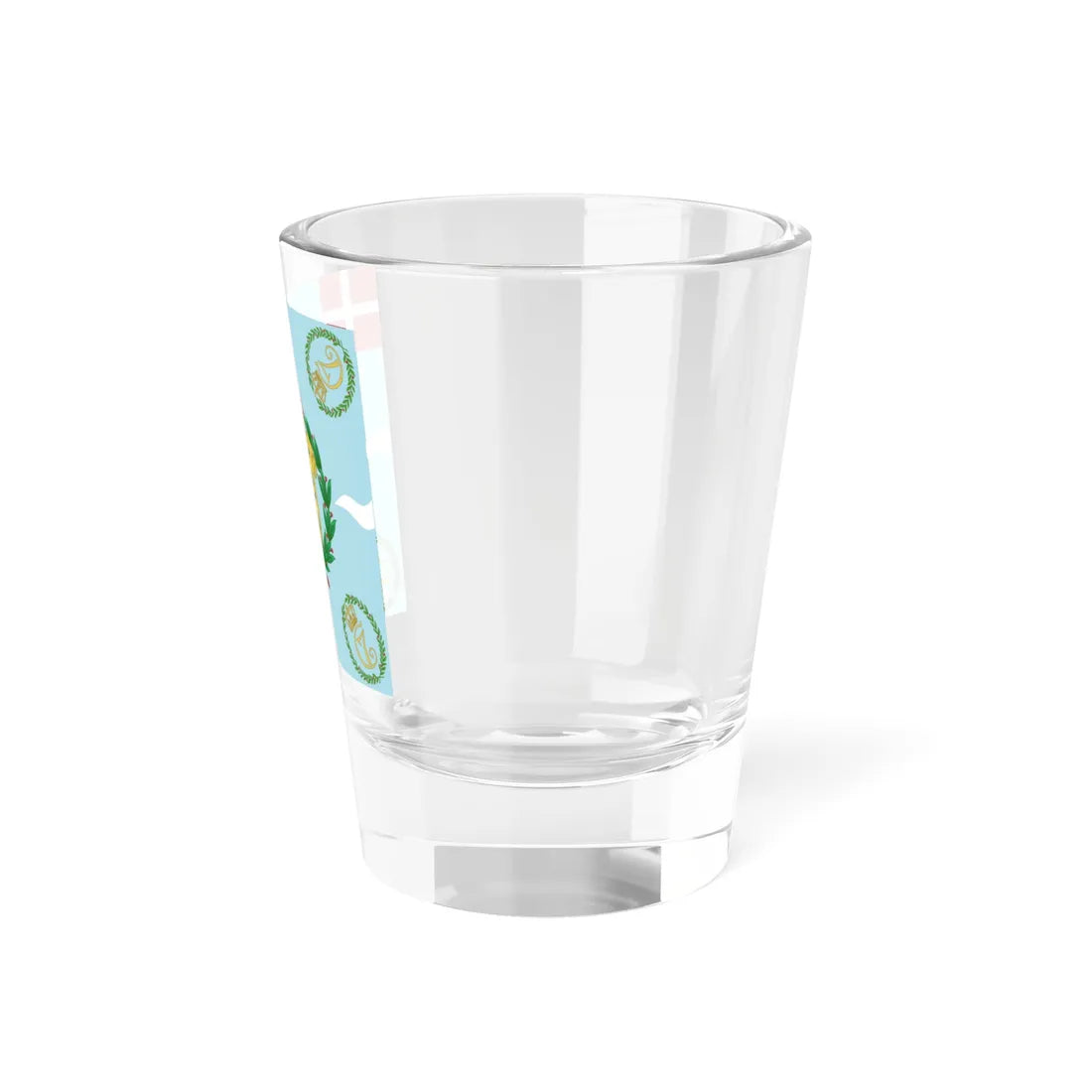 Regimental flag of Schleswig Infantry Regiment (Denmark) Shot Glass 1.5oz - Go Mug Yourself