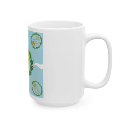 Regimental flag of Schleswig Infantry Regiment (Denmark) White Coffee Mug - Go Mug Yourself