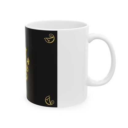 Regimental flag of The Kings Life Regiment (Denmark) White Coffee Mug - Go Mug Yourself