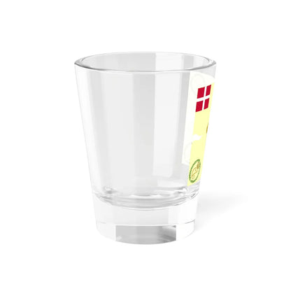 Regimental flag of Zealandic Infantry Regiment (Denmark) Shot Glass 1.5oz - Go Mug Yourself